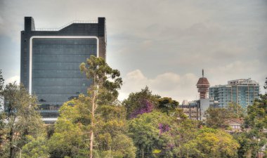 Nairobi, Kenya - Ocak 2022: Güneşli hava şartları, HDR Görüntü