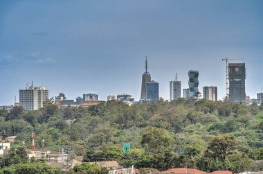 Nairobi, Kenya - Ocak 2022: Güneşli hava şartları, HDR Görüntü