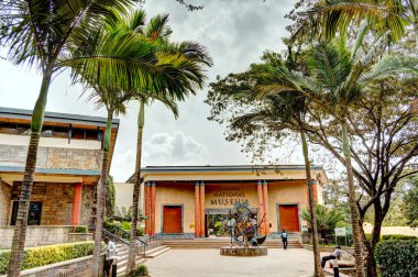 Nairobi, Kenya - Ocak 2022: Güneşli hava şartları, HDR Görüntü