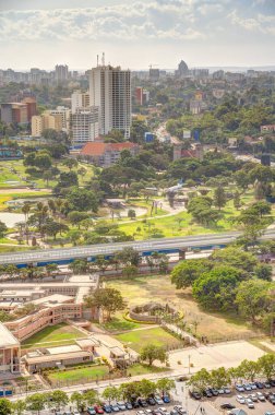 Nairobi, Kenya - Ocak 2022: Güneşli hava şartları, HDR Görüntü