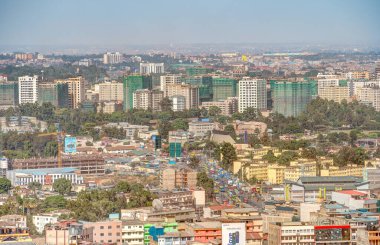 Nairobi, Kenya - Ocak 2022: Güneşli hava şartları, HDR Görüntü