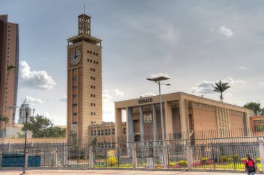 Nairobi, Kenya - Ocak 2022: Güneşli hava şartları, HDR Görüntü