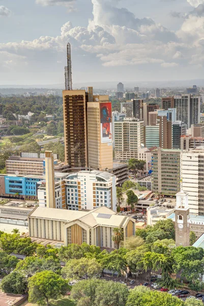 Nairobi Kenya Janvier 2022 Repères Par Temps Ensoleillé Hdr Image — Photo