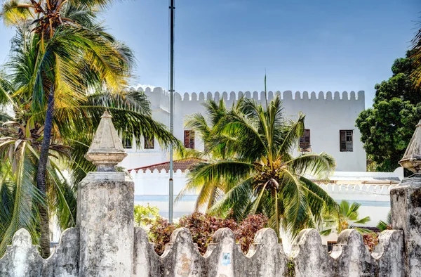 Kamenné Město Zanzibar Tanzanie Leden 2023 Historické Památky Slunečného Počasí — Stock fotografie