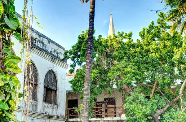 Stone Town Zanzibar Tanzania January 2023 Historical Landmarks Sunny Weather — Stock Photo, Image