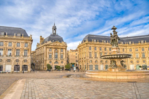 Bordeaux França Dezembro 2022 Centro Histórico Cidade Inverno Hdr Image — Fotografia de Stock