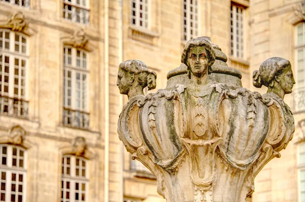 Bordeaux França Dezembro 2022 Centro Histórico Cidade Inverno Hdr Image — Fotografia de Stock