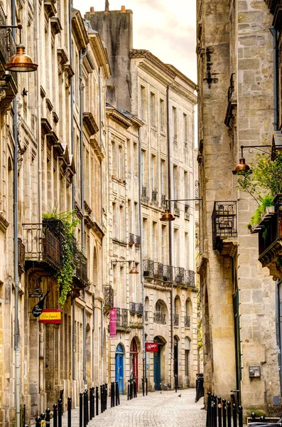 Burdeos Francia Diciembre 2022 Centro Histórico Ciudad Invierno Hdr Imagen — Foto de Stock