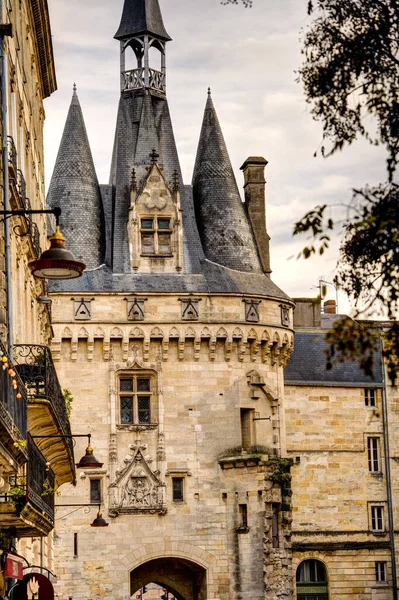 stock image Bordeaux, France - December 2022 : Historical city center in wintertime, HDR Image