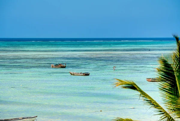 Nungwi Zanzibar Tanzanie Leden 2023 Malebná Pláž Slunečného Počasí — Stock fotografie