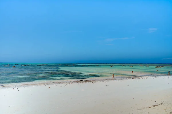 Nungwi Zanzíbar Tanzania Enero 2023 Pintoresca Playa Tiempo Soleado — Foto de Stock