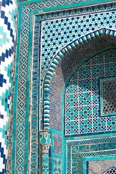 Samarkand Ουζμπεκιστάν Νοέμβριος 2022 Shah Zinda Νεκρόπολη Ηλιόλουστο Καιρό — Φωτογραφία Αρχείου