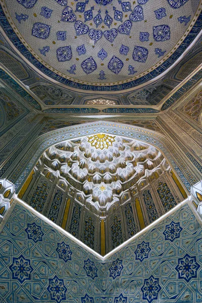 Samarkand Uzbekistan November 2022 Shah Zinda Necropolis Cuaca Cerah — Stok Foto