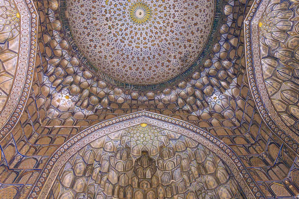 Samarkand Ouzbékistan Novembre 2022 Nécropole Shah Zinda Par Temps Ensoleillé — Photo