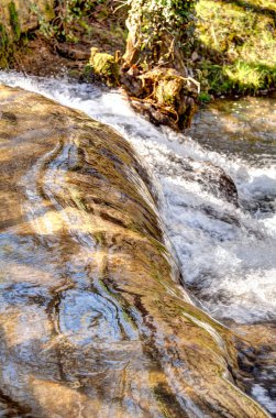 İspanya 'daki Manastır de Piedra Doğal Parkı manzarası