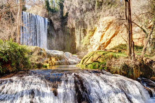 Vue Panoramique Parc Naturel Monasterio Piedra Espagne — Photo