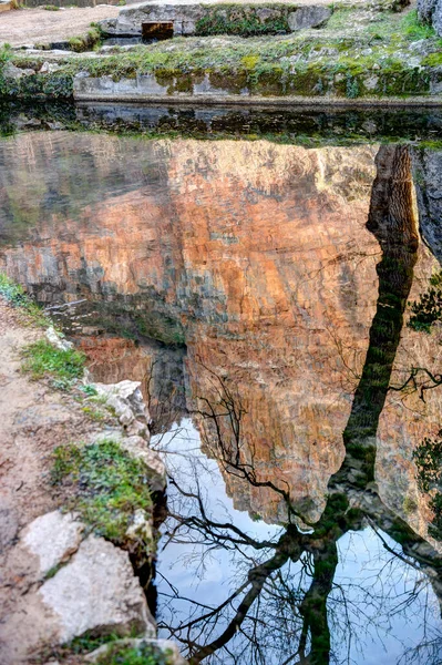 Spanya Daki Manastır Piedra Doğal Parkı Manzarası — Stok fotoğraf