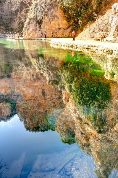 Vista Panorâmica Parque Natural Monastério Piedra Espanha — Fotografia de Stock