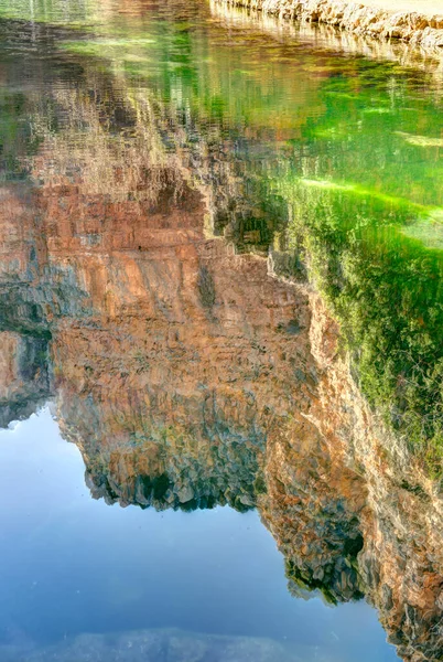 Vista Panorâmica Parque Natural Monastério Piedra Espanha — Fotografia de Stock