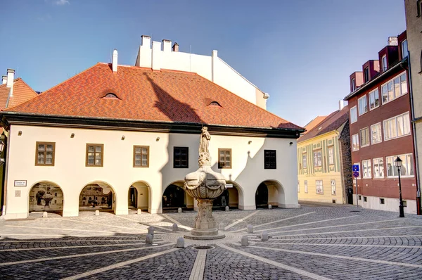 Sopron Węgry Marzec 2023 Historyczne Centrum Miasta Słoneczną Pogodę Hdr — Zdjęcie stockowe
