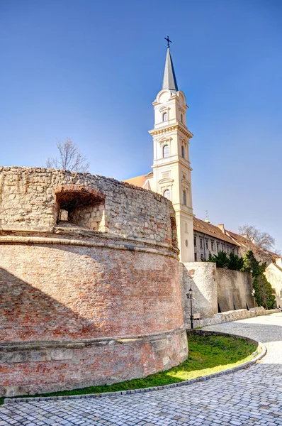 Sopron Hungary March 2023 Historical City Center Sunny Weather Hdr — Stock Photo, Image