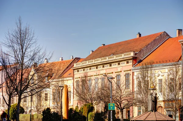 Sopron Macaristan Mart 2023 Güneşli Havada Tarihi Kent Merkezi Hdr — Stok fotoğraf