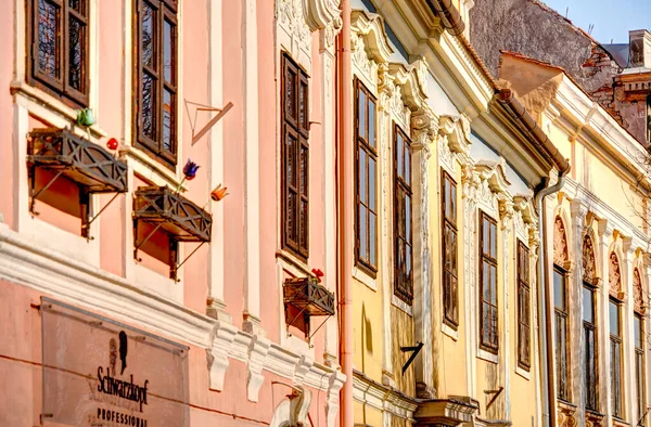 Sopron Hongarije Maart 2023 Historisch Centrum Bij Zonnig Weer Hdr — Stockfoto