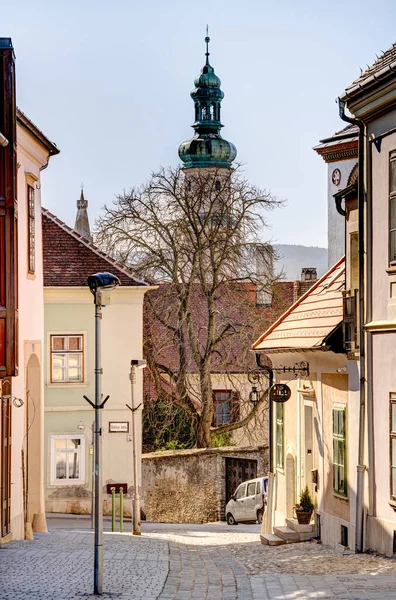 Sopron Hungary March 2023 Historical City Centre Sunny Weather Hdr — 图库照片