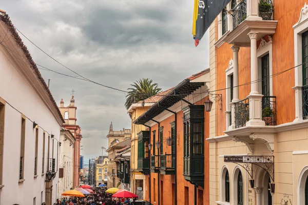 Bogota Colombia Juni 2019 Historisch Centrum Bij Bewolkt Weer — Stockfoto