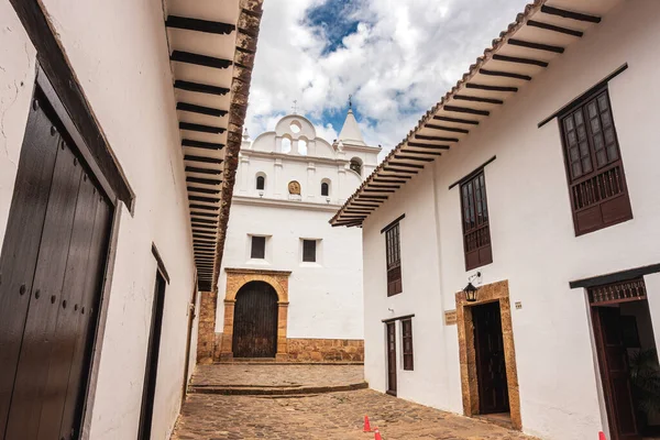 Villa Leyva Colombia April 2019 Prachtig Uitzicht Historische Gebouwen Tijdens — Stockfoto