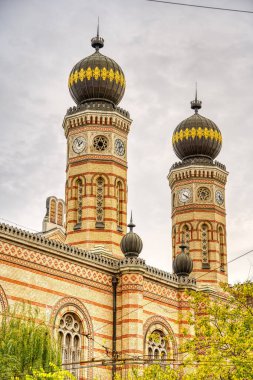 Dohny Sokağı Sinagogu manzarası - Avrupa 'nın en büyük sinagogu