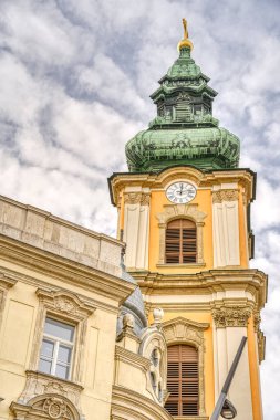 Budapeşte, Macaristan - 05 Kasım 2022: Sonbaharda tarihi kent simgeleri ve mimari mirası, HDR Resim