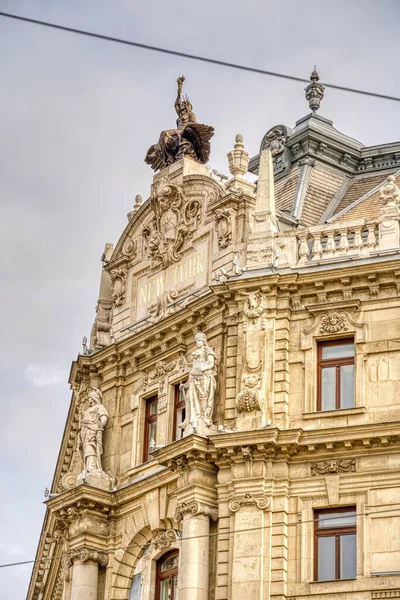 Budapest Magyarország 2022 November Történelmi Emlékek Építészeti Örökség Ősszel Hdr — Stock Fotó