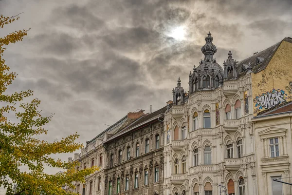 Budapeşte Macaristan Kasım 2022 Sonbaharda Tarihi Kent Simgeleri Mimari Mirası — Stok fotoğraf