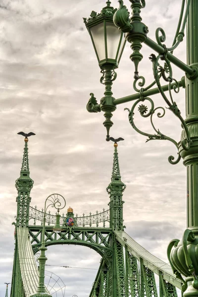 Budapest Ungheria Novembre 2022 Ponte Della Libertà Ponte Della Libertà — Foto Stock