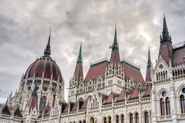 Budapeste Hungria Novembro 2022 Patrimônios Históricos Cidade Arquitetura Outono Hdr — Fotografia de Stock