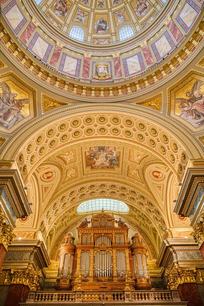 Budapest Hongrie Novembre 2022 Vue Intérieure Église Basilique Saint Étienne — Photo