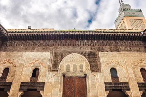 Fez Marruecos Enero 2020 Antigua Mezquita Arquitectura Islámica Marruecos —  Fotos de Stock