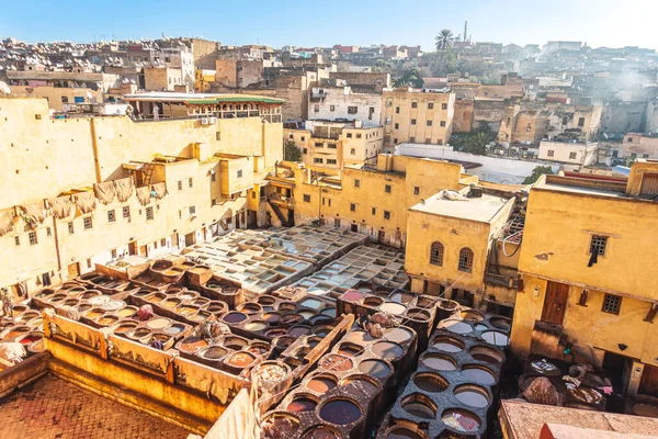Fez Morocco January 2020 Beautiful View Historic City Buildings Fez — Stock Photo, Image