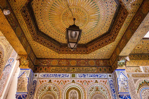 Fez Marocko Januari 2020 Gamla Moskén Bygga Islamisk Arkitektur Marocko — Stockfoto