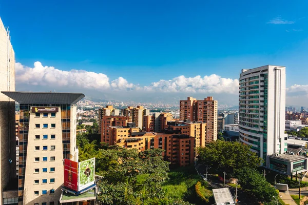 Medellin Kolombiya Nisan 2019 Kolombiya Daki Medellin Dağı Nın Havadan — Stok fotoğraf