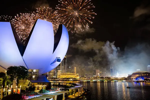 싱가포르 싱가포르 2023년 랜드마크의 아름다운 — 스톡 사진