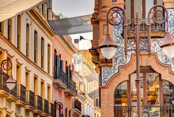 Sevilha Espanha Junho 2023 Bela Vista Centro Histórico Cidade Verão — Fotografia de Stock