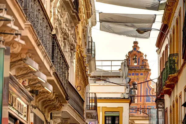Sevilla Spanje Juni 2023 Prachtig Uitzicht Het Historische Stadscentrum Zomer — Stockfoto