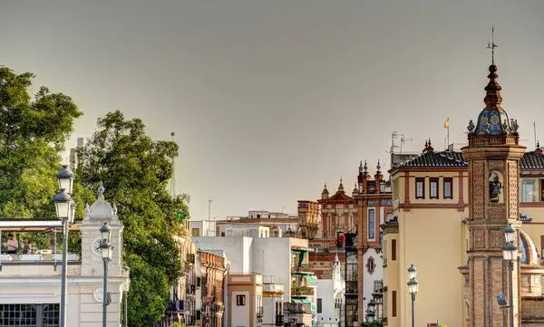 Севилл Испания Июня 2023 Года Красивый Вид Исторический Центр Города — стоковое фото