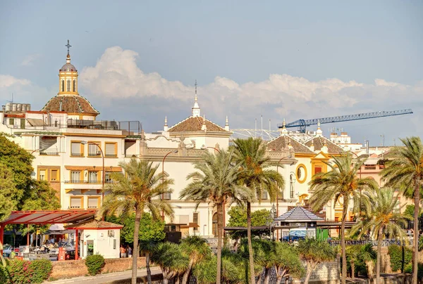 Sewilla Hiszpania Czerwca 2023 Piękny Widok Historyczne Centrum Miasta Okresie — Zdjęcie stockowe