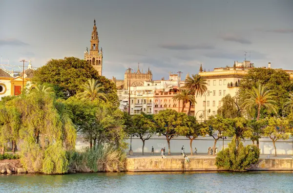 Sevilla Spanien Juni 2023 Schöne Ansicht Des Historischen Stadtzentrums Zur — Stockfoto