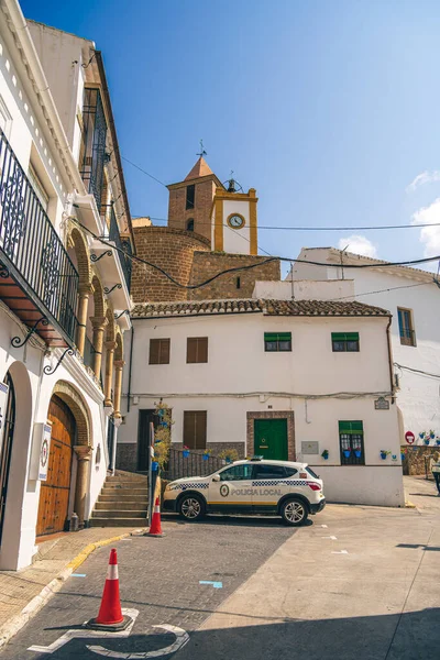 Scenic View Town Iznajar Ancient Buildings Cordoba Spain — Stock Photo, Image