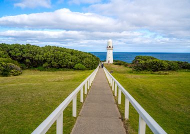 Great Ocean Road manzara, Victoria, Avustralya