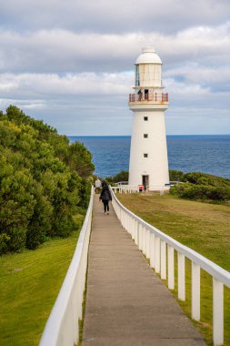 Great Ocean Road manzara, Victoria, Avustralya